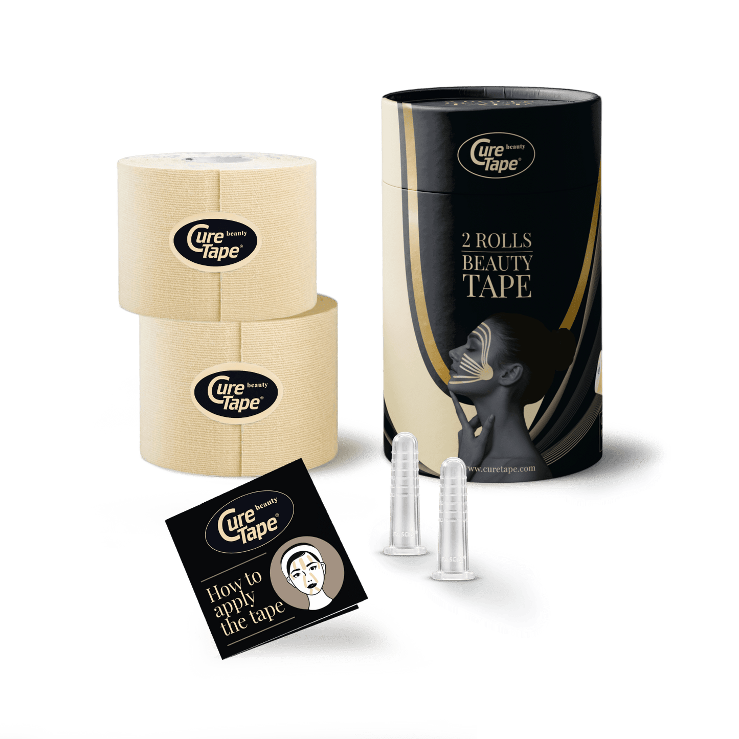 CureTape Beauty Facial Tape Set of 2